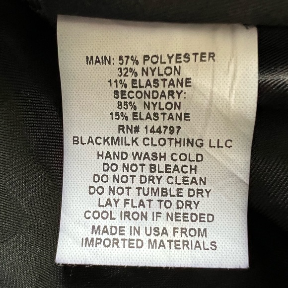 Blackmilk Burned Diamond Date Night Dress ~ LIMITED Black Size Large - Picture 16 of 16